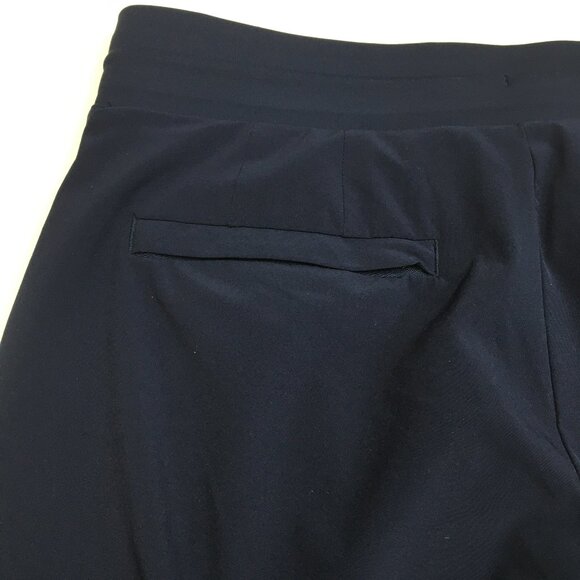 ATHLETA Navy VENTURE Zip Pocket Pull On Drawstring Waist Activewear Jogger Pant - Picture 10 of 12